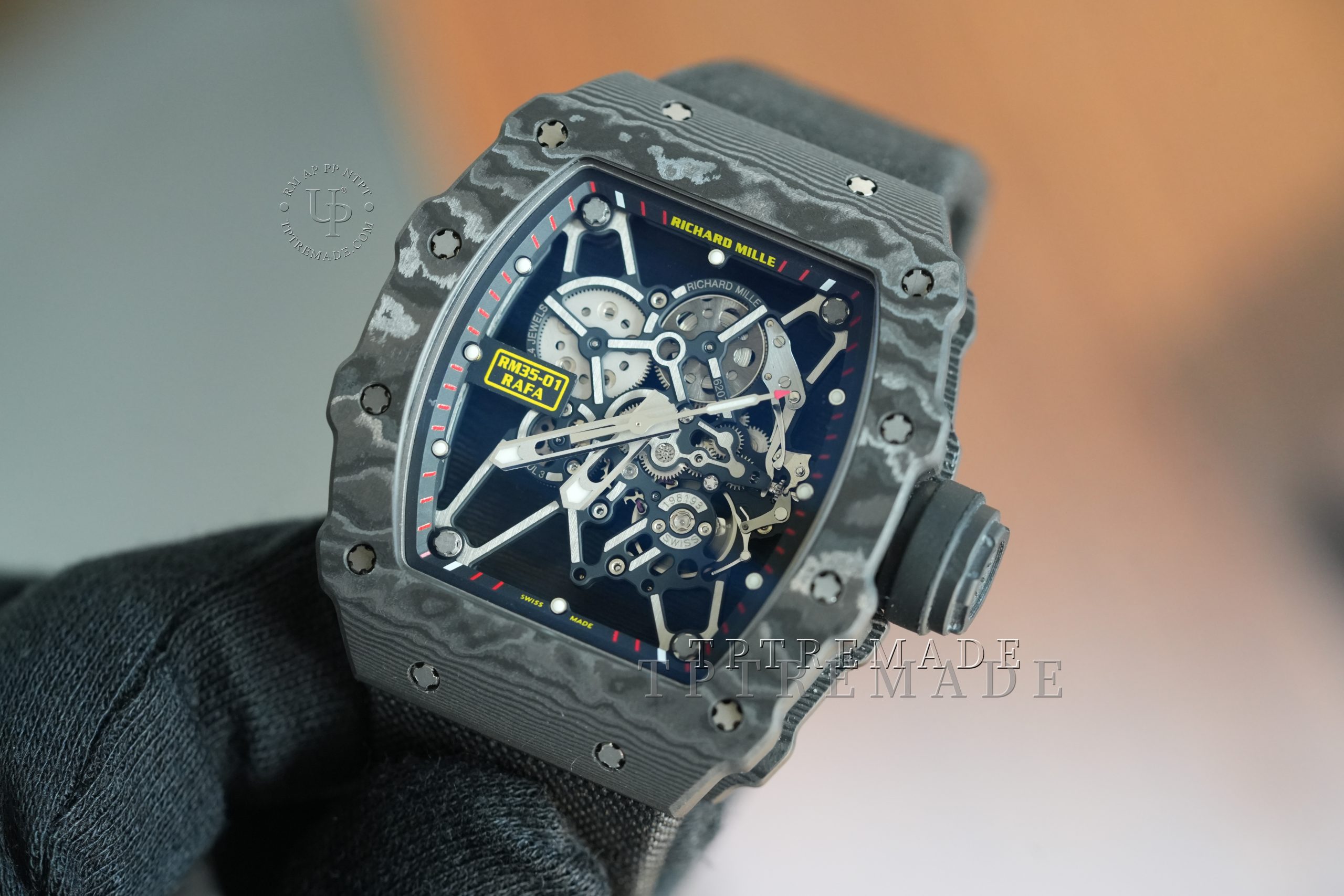 Richard Mille RM03501 black  case with Pama Johnny  movement.